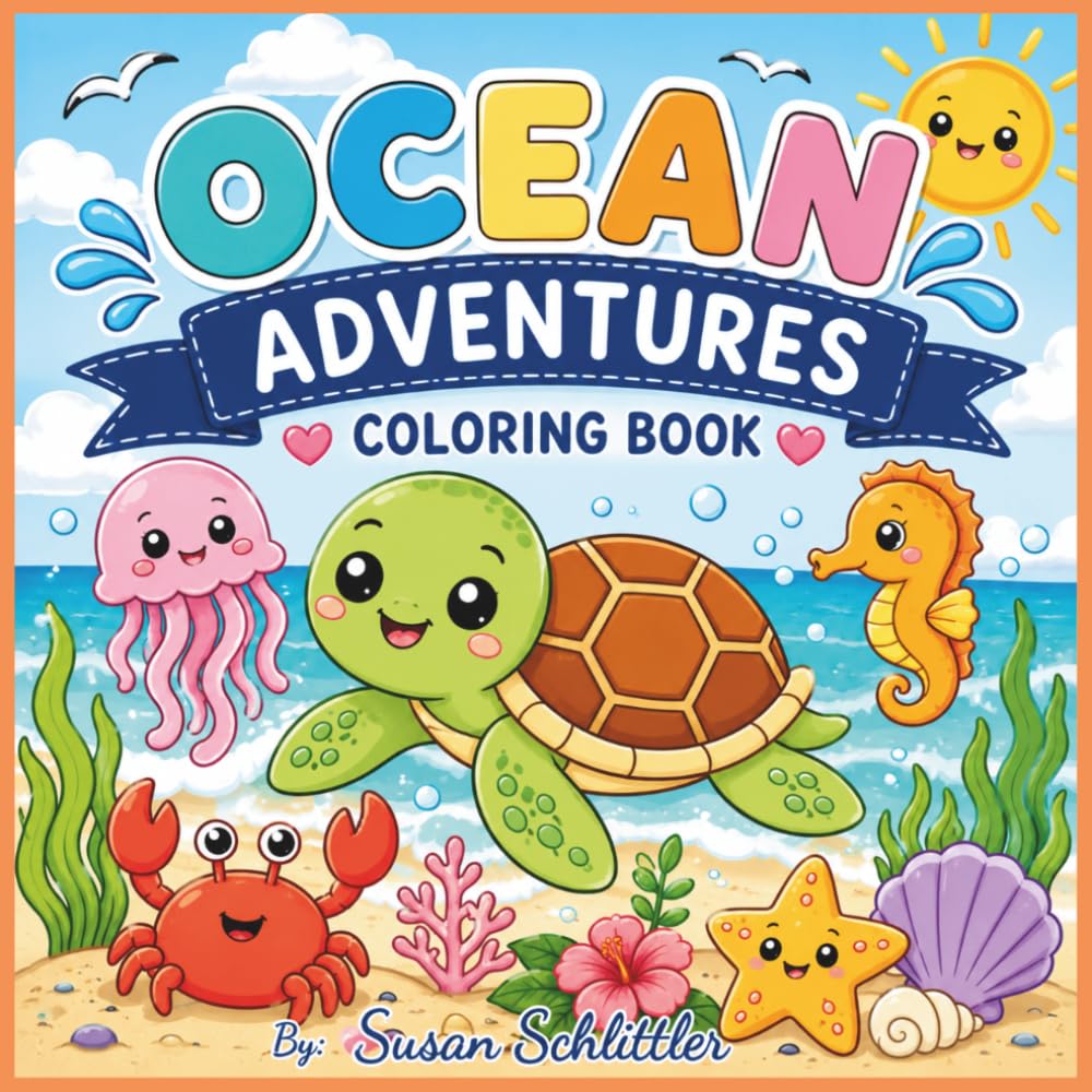 Ocean Adventures Coloring Book