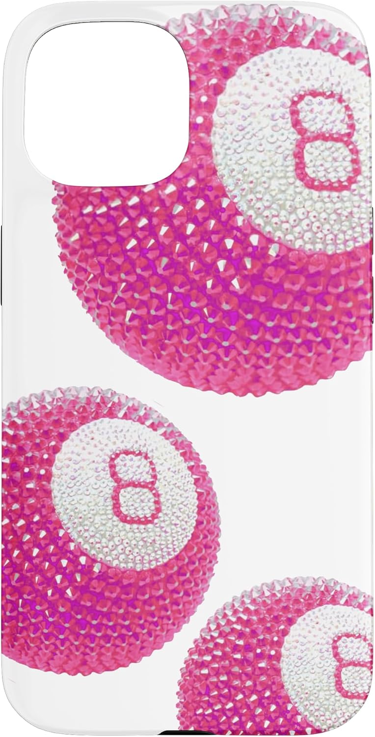 Retro Lucky Disco 8 Ball for Women Case for iPhone 15