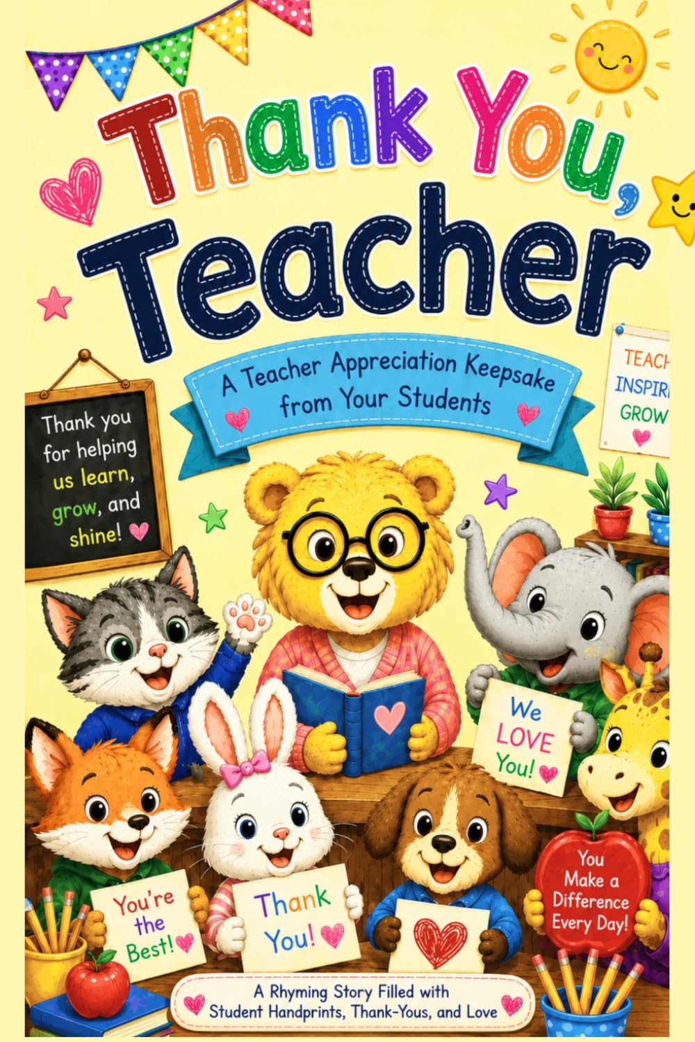 Thank You, Teacher: A Teacher Appreciation Keepsake from Your Students