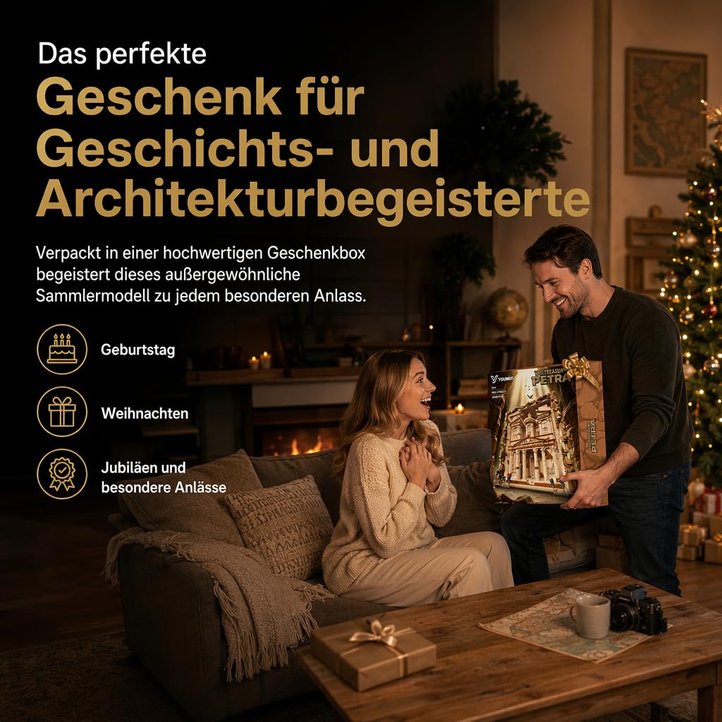 Art Schatzkammer Klemmbausteine Erwachsene mit LED - 3989 Teile