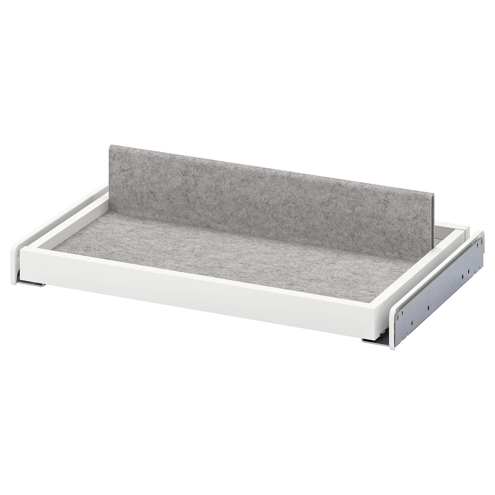 Plateau coulissant avec insert à chaussures KOMPLEMENT pour ranger un petit meuble