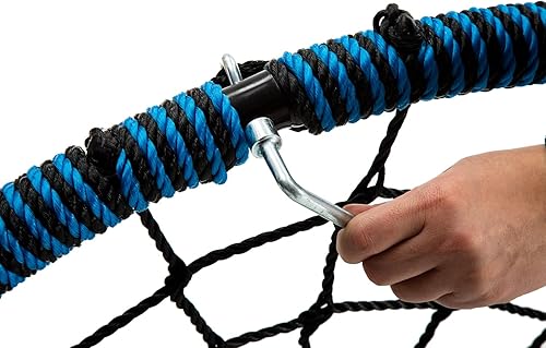 Miniatura 3 de walsport Columpio de árbol de telaraña de 40 pulgadas, columpio para exteriores, con capacidad de peso de 330 libras, columpio al aire libre para