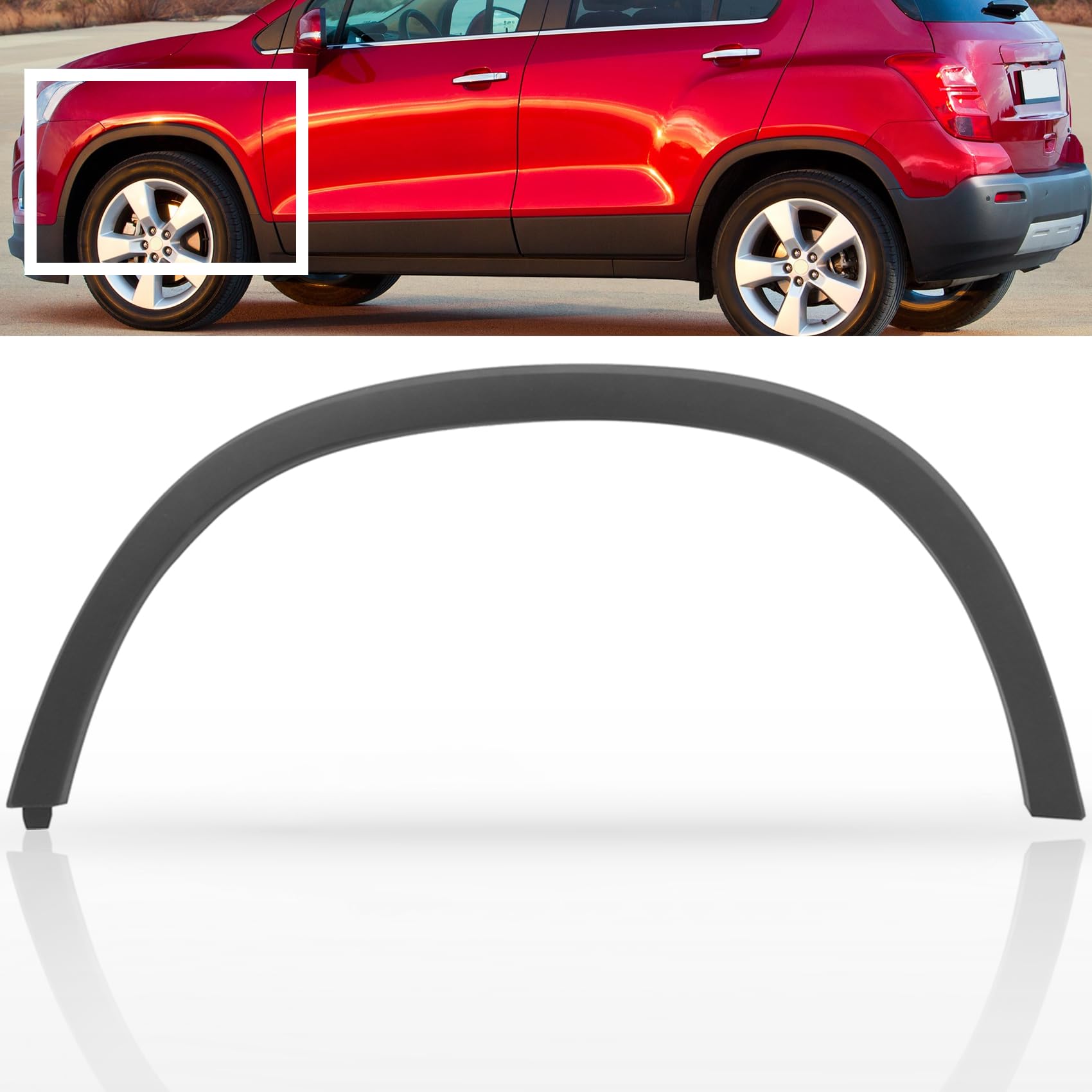 Front Left Driver Wheel Cover Fit for Chevrolet Trax LTZ 2013-2016 Driver Side Wheel Cover Molding Trim Fit for Chevy Trax LS, LT 2013-2022 for Trax Premier 2017-2020 GM1290251 42490924