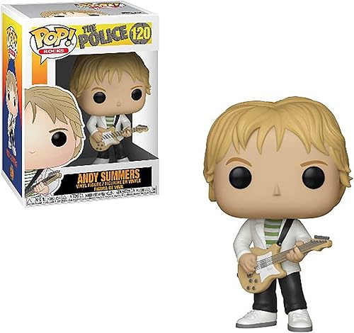 Miniatura 1 de Funko 40088 Pop. Vinilo: Rocks: The Police - Figura coleccionable de Andy Summers, multicolor