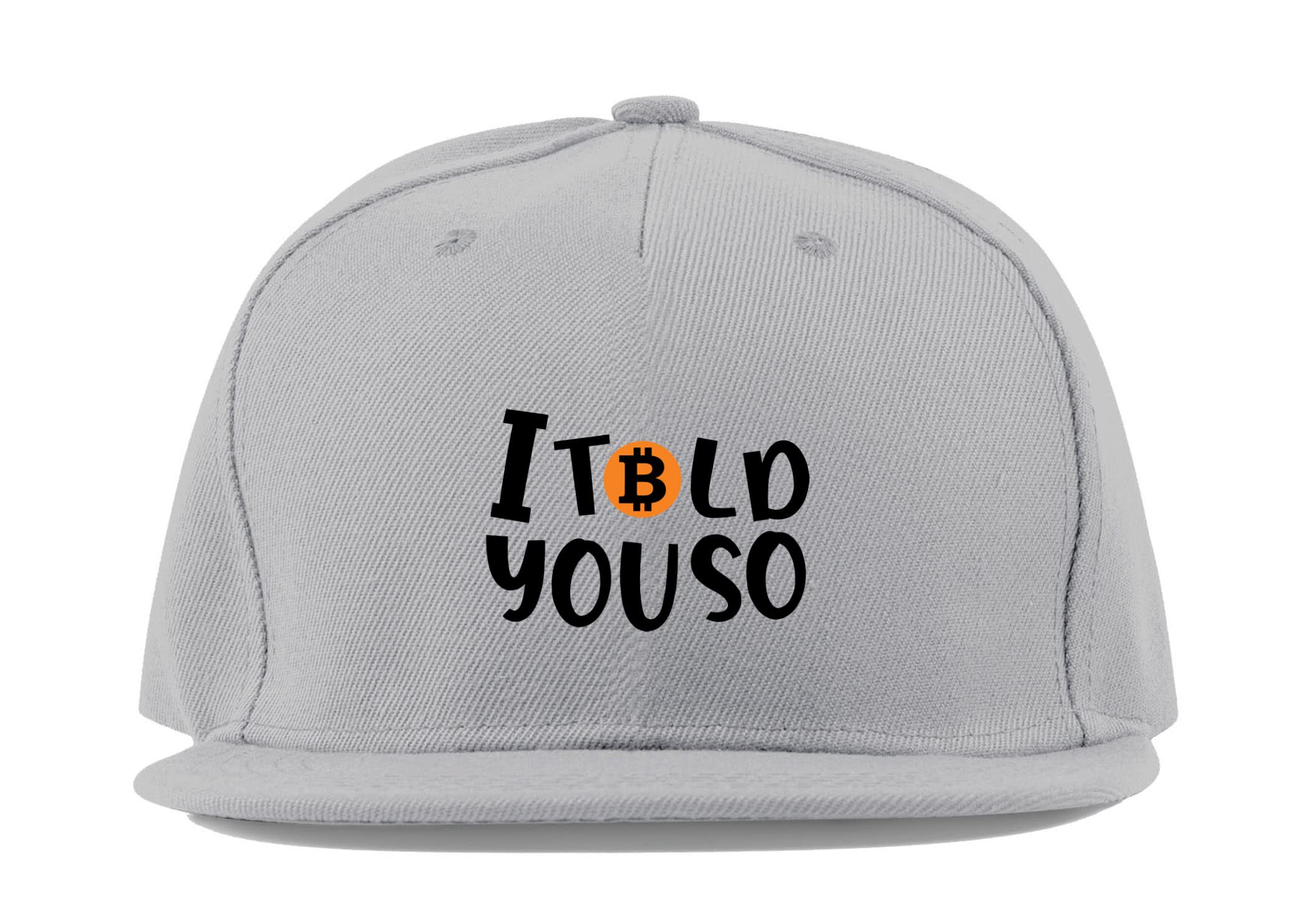 Casquette Bitcoin coton respirant anti-chaleur visière plate - 3
