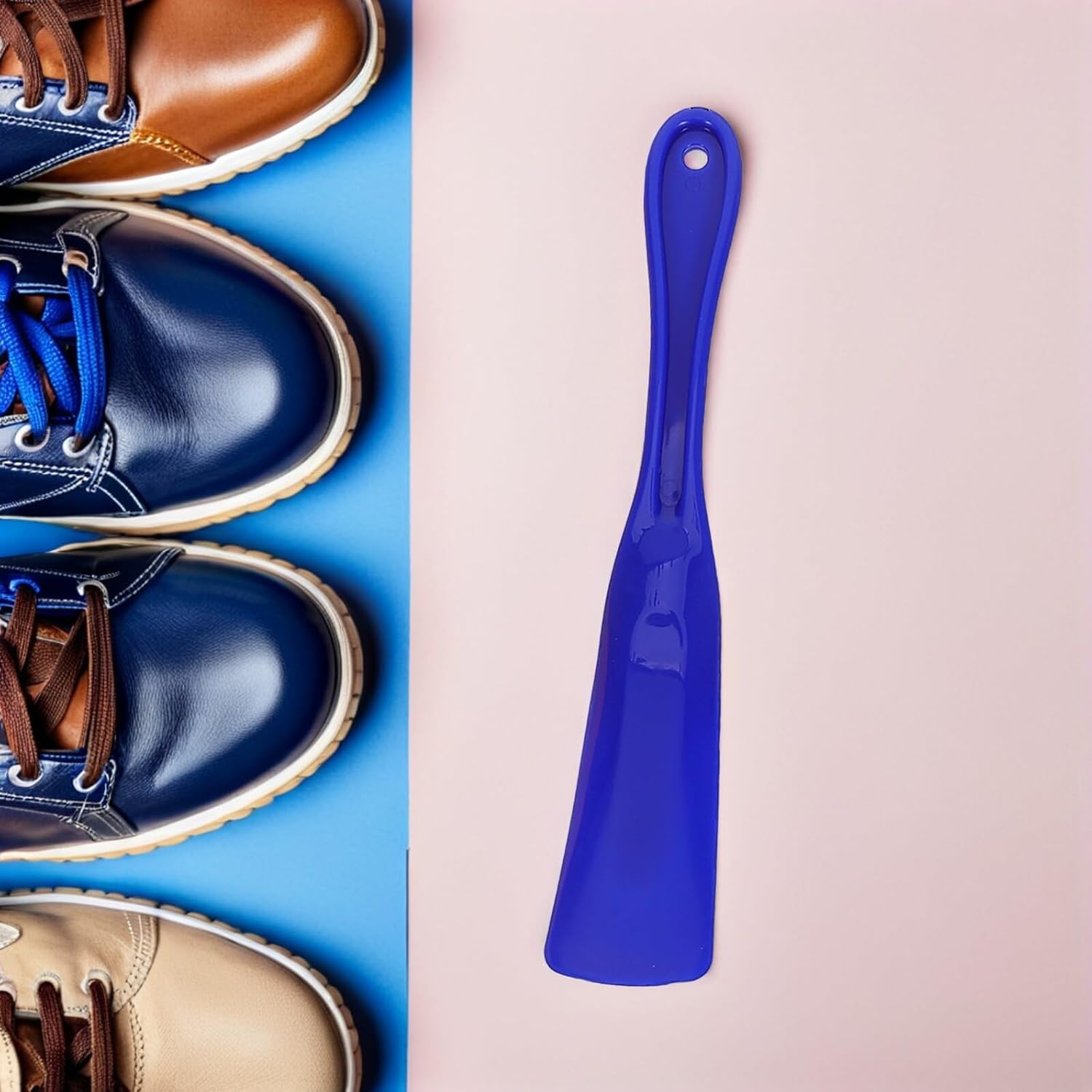 Ciieeo 8 Piece Plastic Shoe Horn Hanging Shoe Helper for Boots