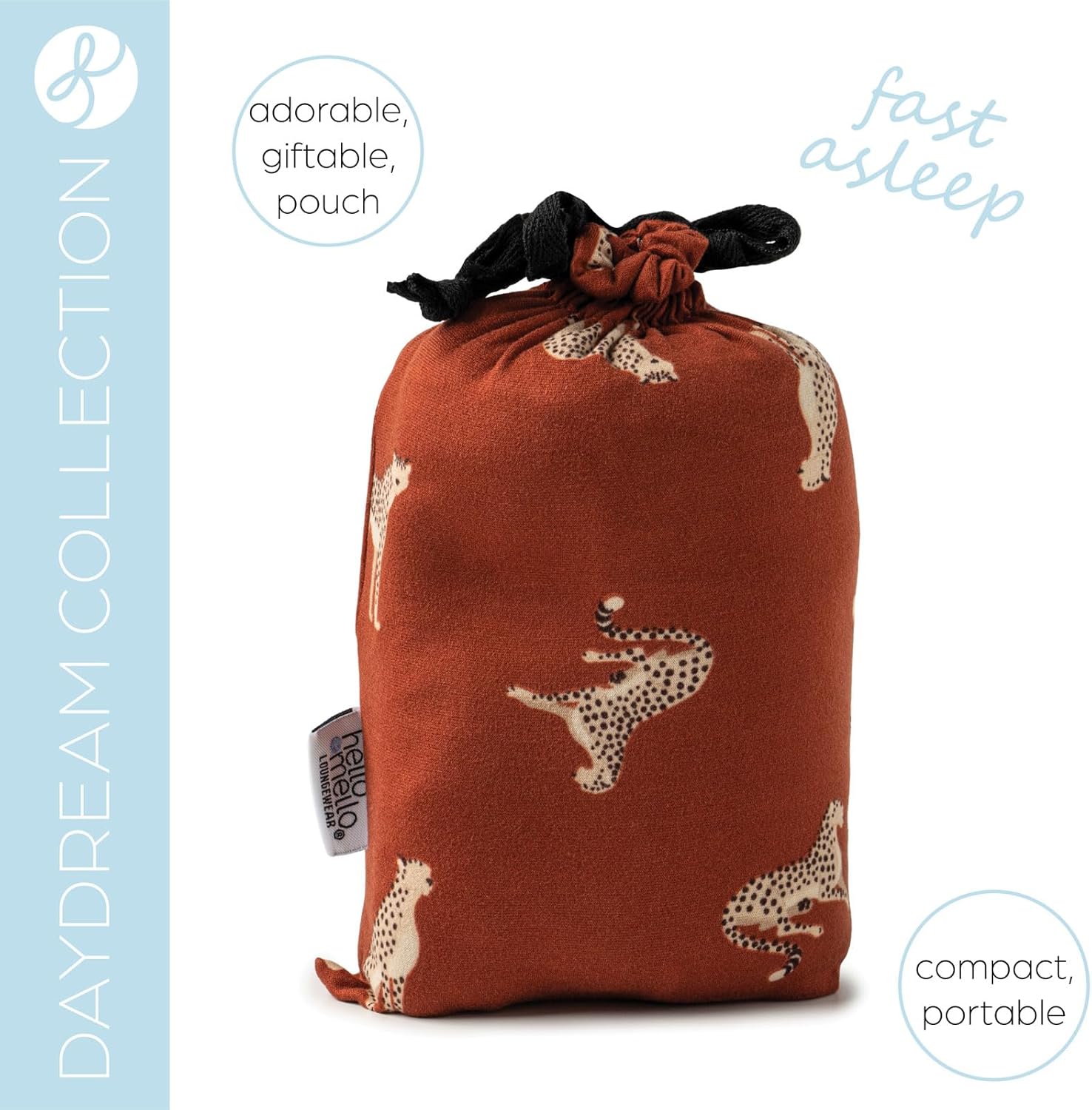 Hello Mello Signature Lounge Pants Womens Soft Pajama Bottoms Elastic Waistband Drawstring Tie - Image 5