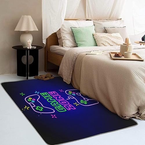 Miniatura 2 de Alfombra de área de juegos de 6 x 9 pies para dormitorio, sala de estar, alfombra de juego para niños y niños, decoración de habitación de