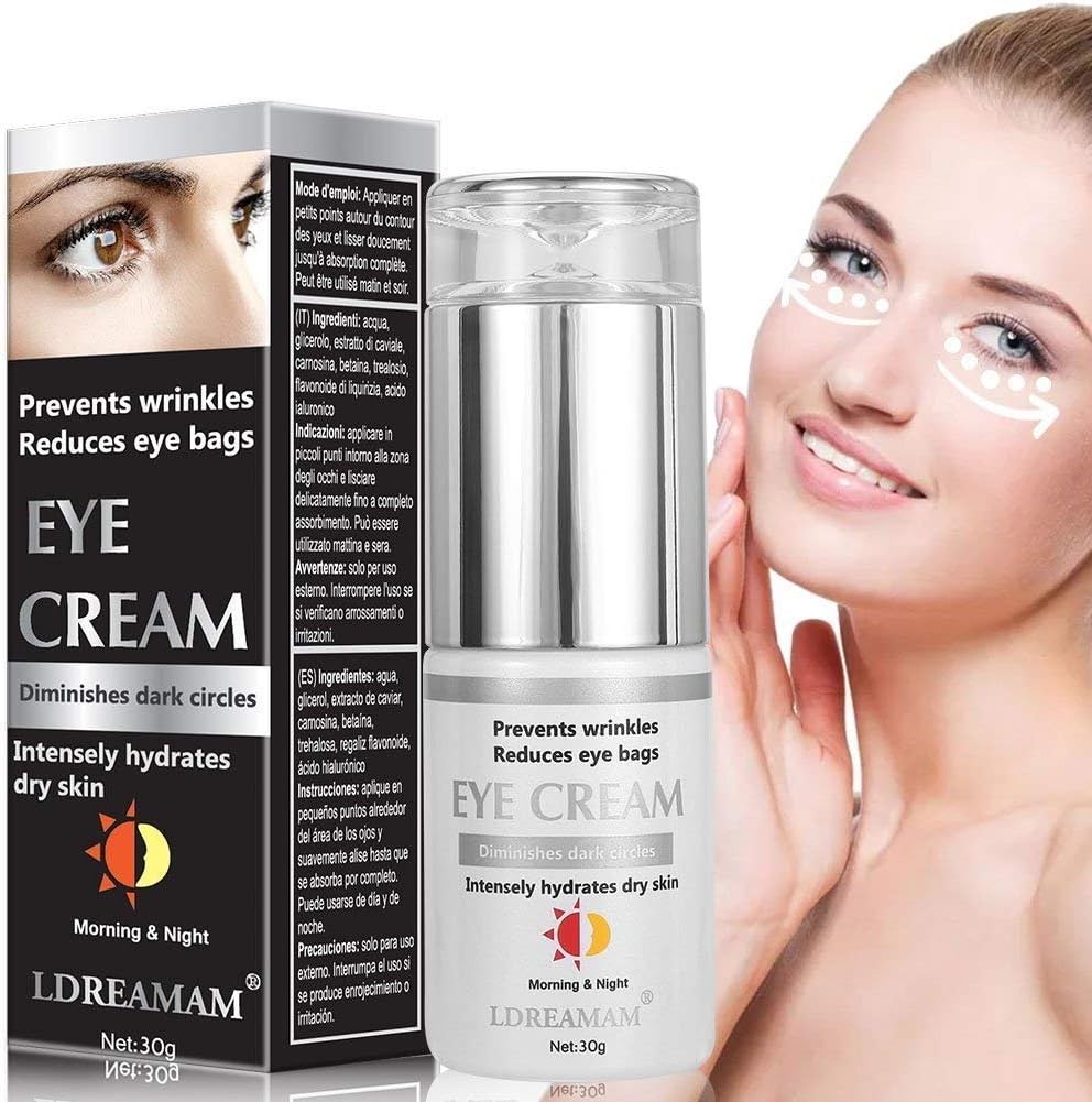 Eye Cream,Anti Wrinkle Eye Serum,Eye Treatment,Anti-Aging Cream for Face and Eye Treatment - Reduces Wrinkles, Bags, Saggy Skin & Puffy Eyes