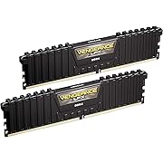 Corsair CMK16GX4M2B3000C15 Vengeance LPX Memorie XMP 2.0 di alte prestazioni per Desktop a Elevate Prestazioni, 16 GB (2 X 8 GB), DDR4, 3000 MHz, 1.35V, C15, Nero, dissipatore calore,