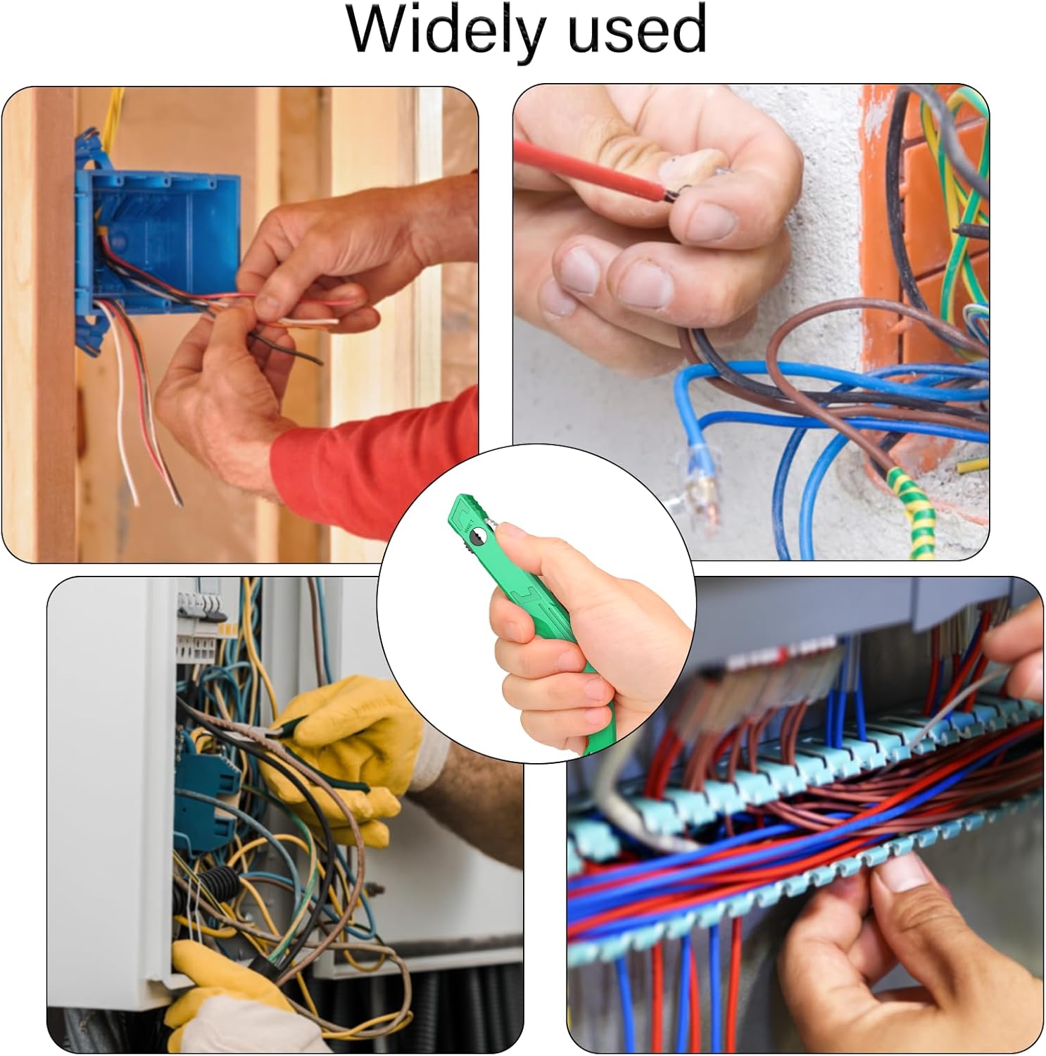 Wire Straightener & Untwist Tool for 1.3mm Crystal Network Cables – Efficient Cable Comb and Wires Pair Separator