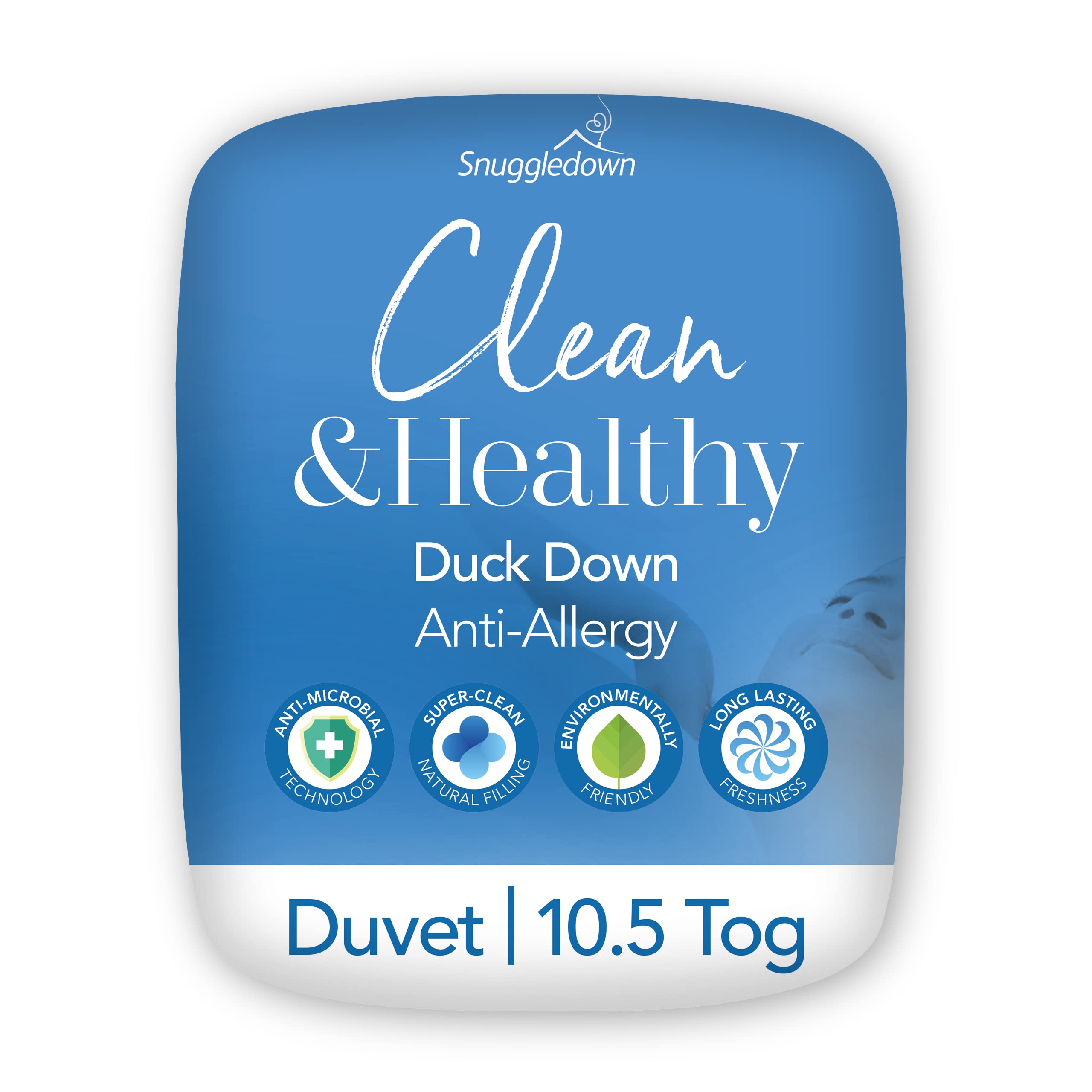 SnuggledownClean and Healthy Duck Down King Size Duvet 10.5 Tog All Year Round Duvet King SizeOEKO-TEX STANDARD 100