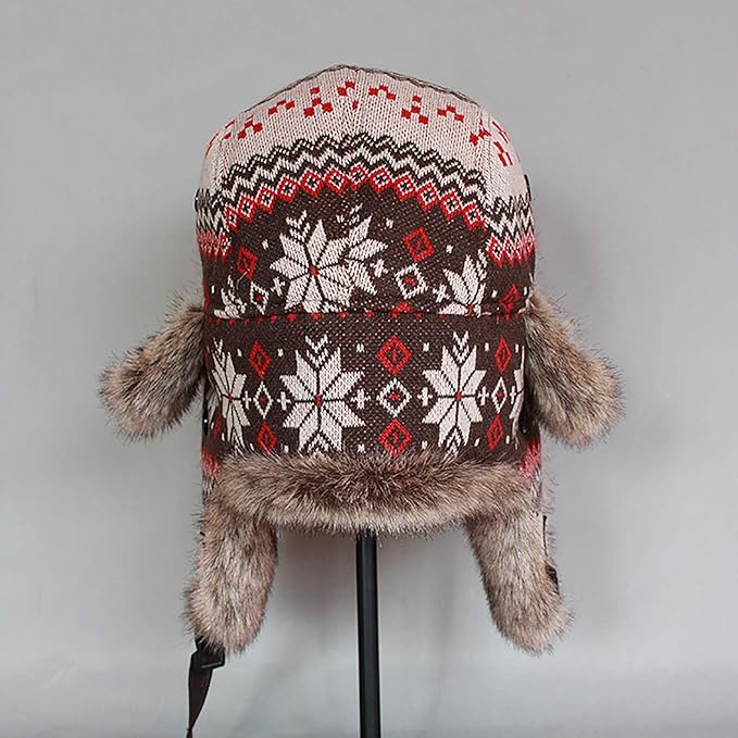 Chapeau De Trappeur D'hiver Avec Cache-oreilles Pour Homme Et
