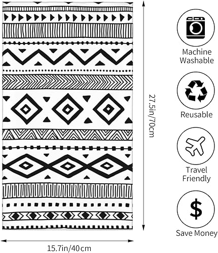 Miniatura 31 de Hand Towels for Bathroom,Set of 2,Grey and Yellow Abstract Art Painting,Soft Absorbent Small Bath Towel Kitchen Dish Guest Towel Home Decor