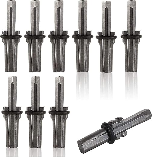 Wedges Stone, 10 Pieces Wedges to Break Stones, 16 mm Stone Splitting Tools, for Concrete Marble Granite Rock Stone