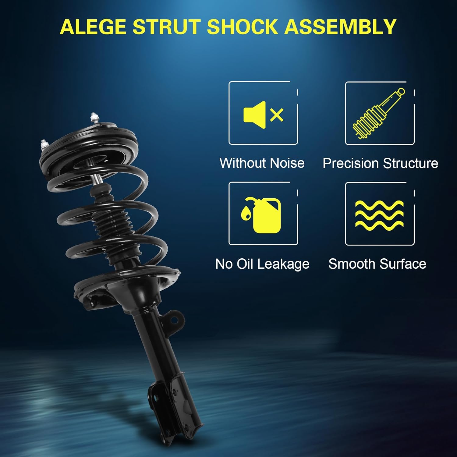 Front Rear Struts Assembly Shock Absorber with Coil Spring for HYUNDAI for Santa Fe 2007-2009,11285 11286 344500