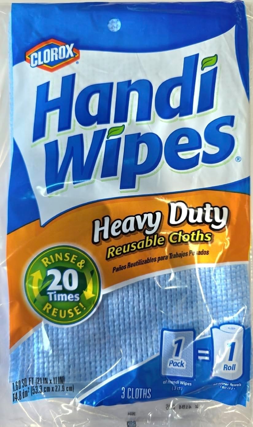 Handi Wipes Heavy Duty 3Ct 6-Pack