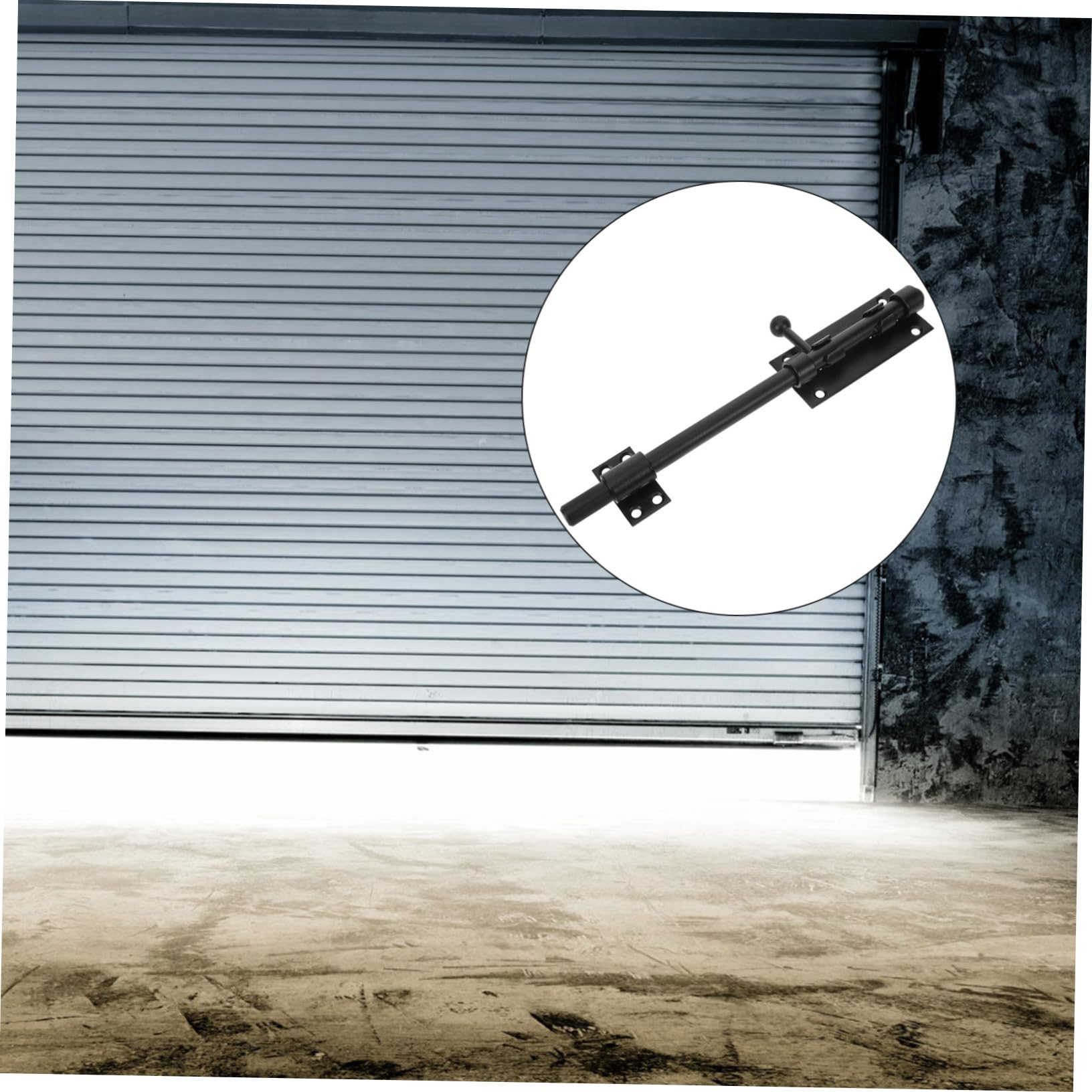 Serratura Scorrevole in Acciaio Inox per Porta Garage e Cancelli, Chiavistello a Bullone Resistente, Chiusura Sicurezza per Porte Interne Bagno e Camera