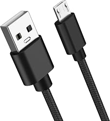 1 m laddningskabel för Sony PS4-kontroll, Micro USB 3A fl…