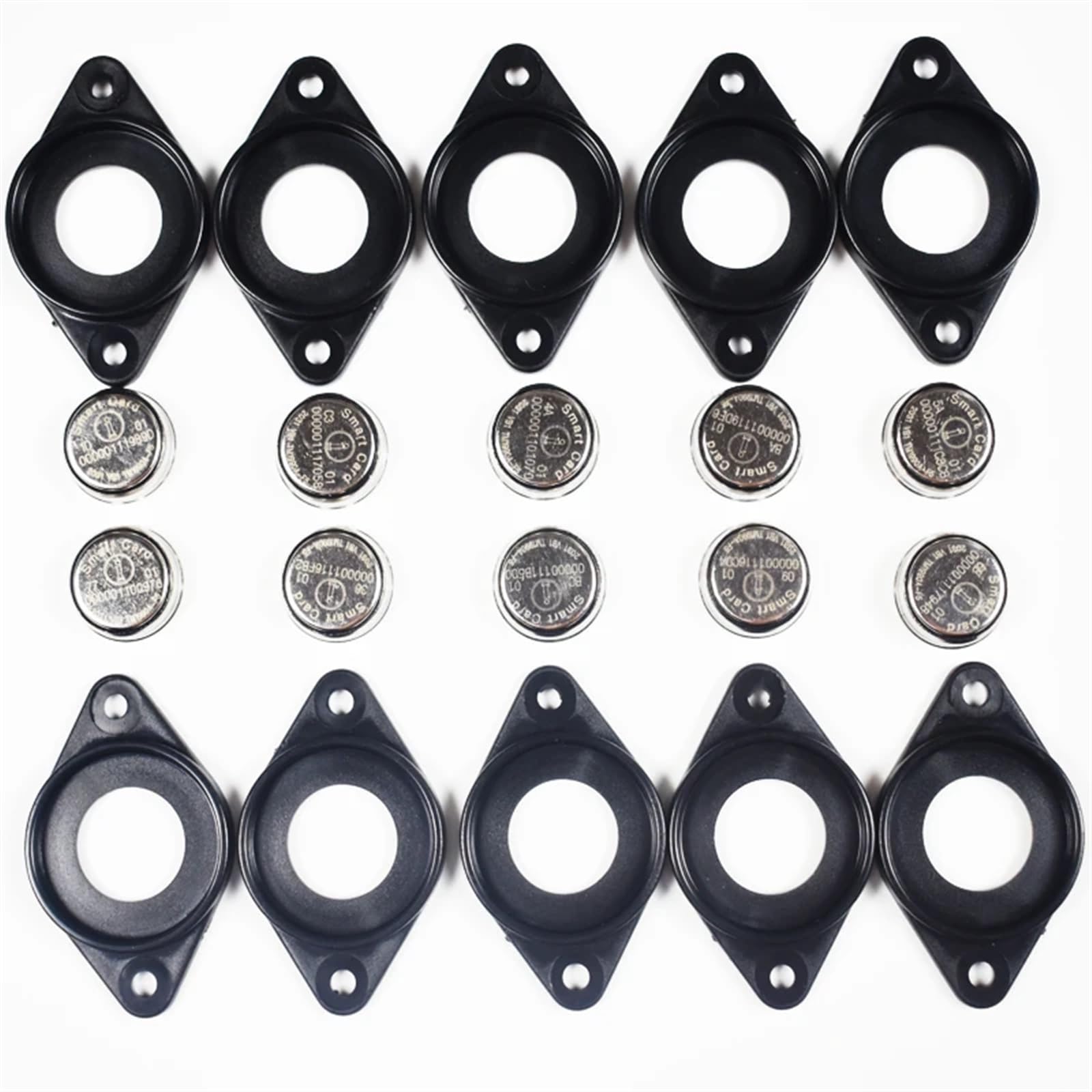 MIELEU 10pcs/Lot 64bit TM Location Ibutton Key DS1990A-F5 for Patrol Guard Tour System