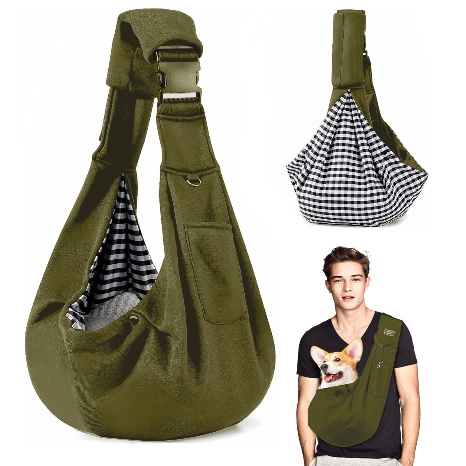 SlowTon Hundetragetasche, Haustier Hundetasche Mit  Produktbild-Vorschau 6