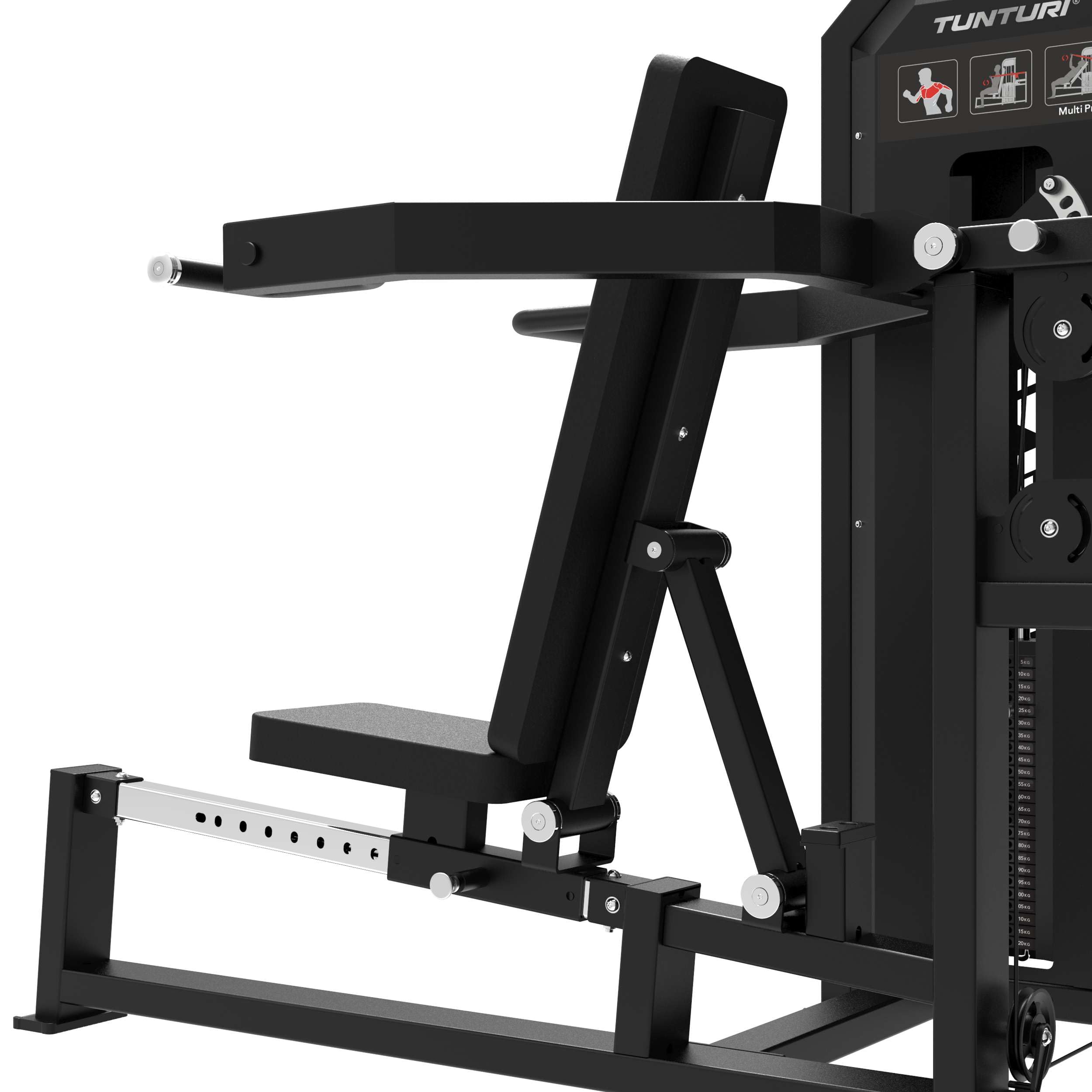 Tunturi Platinum Multi Press Kraftstation – Verstellbar – Ganzkörper-Training für den Oberkörper – V-Serie