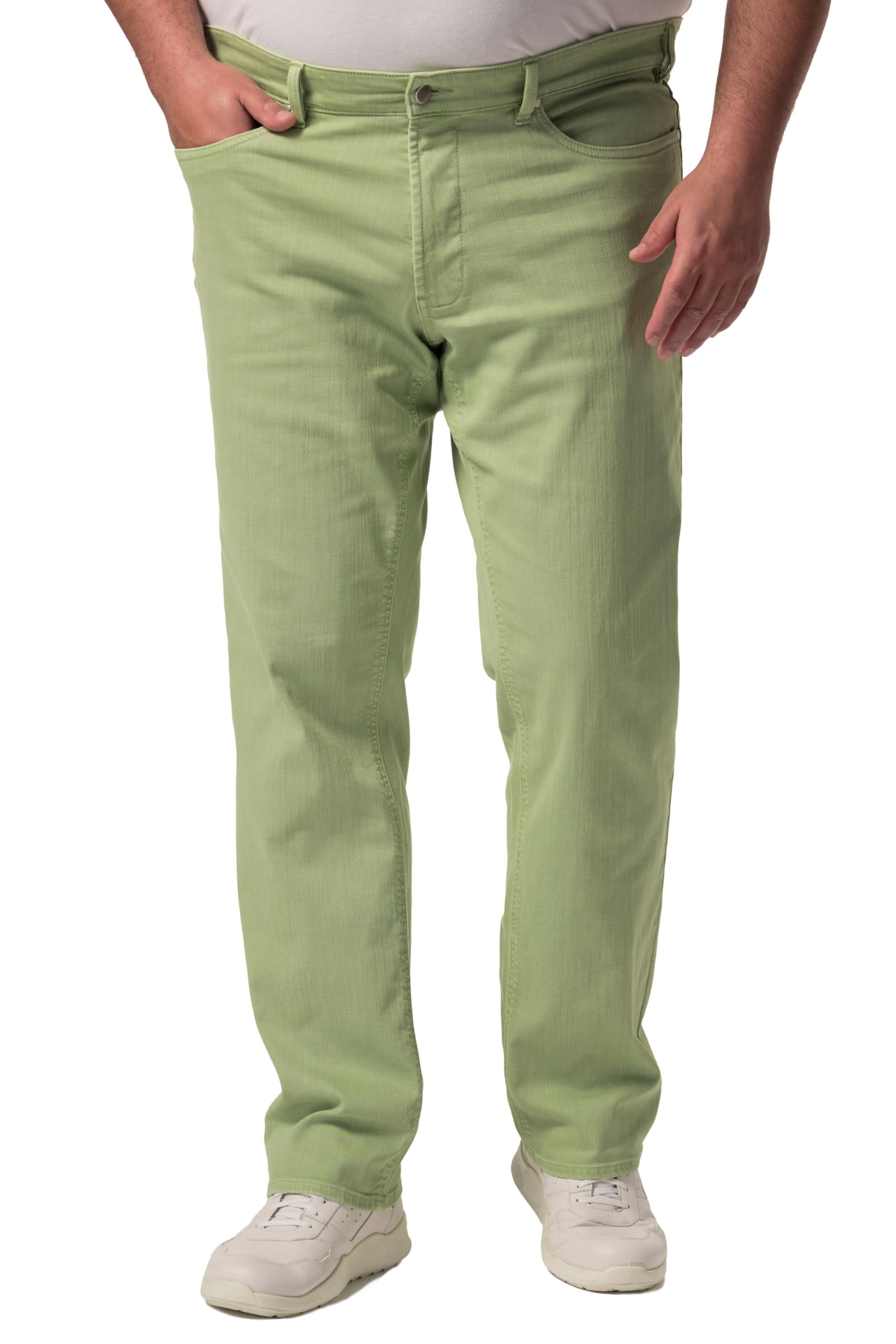 Men Plus Herren große Größen Übergrößen Menswear L-8XL Color-Jeans, Denim, Bauchfit, Regular Fit, 5-Pocket 837654