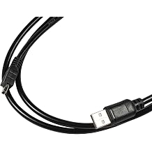 HQRP USB Cable for JVC Everio HDD Camcorder/Video Camera GZ and G Series Camcorder
