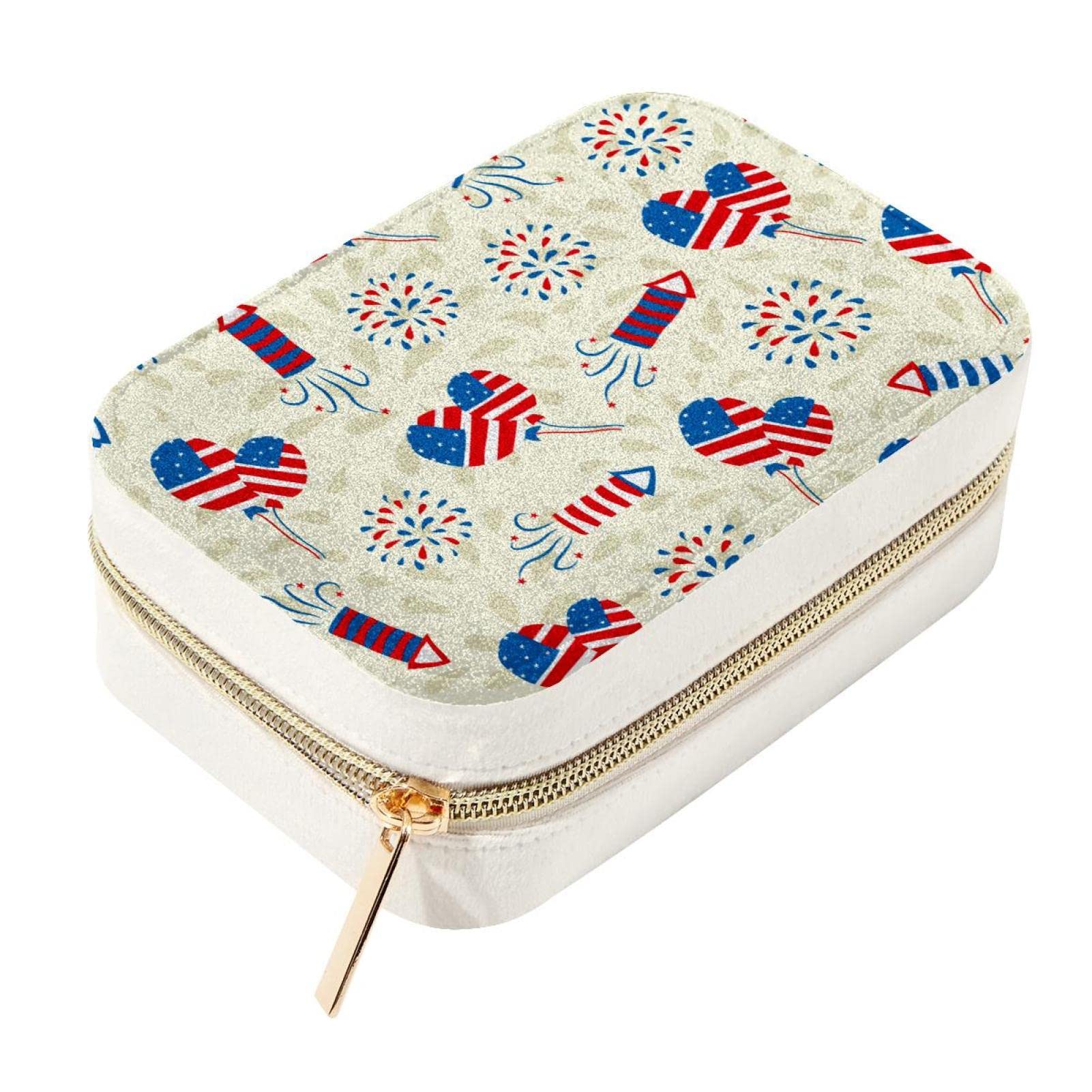 Boîte à bijoux de voyage en velours compacte et élégante pour ranger vos boucles d'oreilles partout