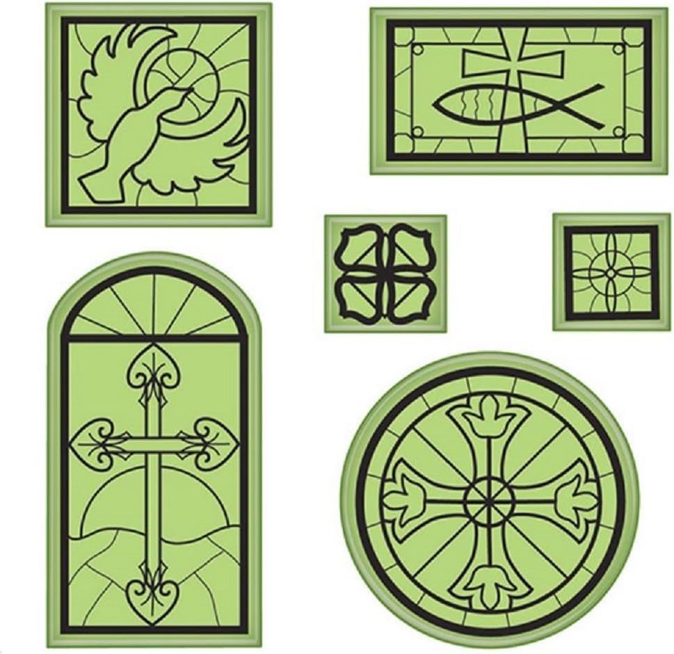 Inkadinkado Stamping Gear Cling Stamps, Religious Icons