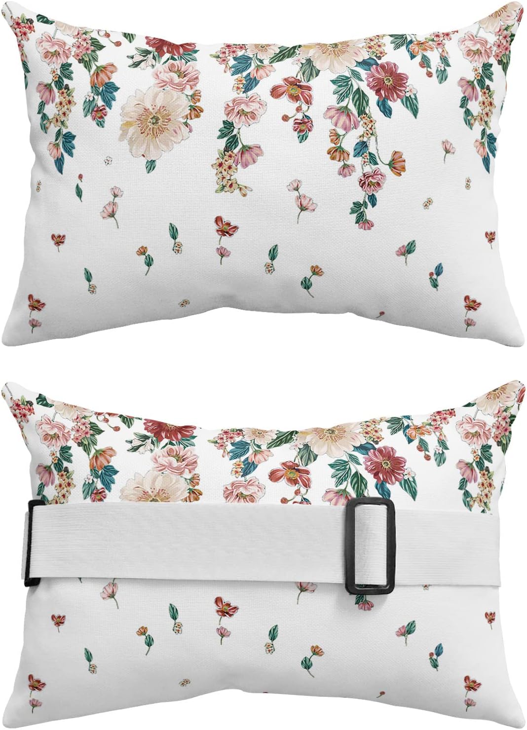 Flower Watercolor Beach Waterproof Chair Headrest Pillow