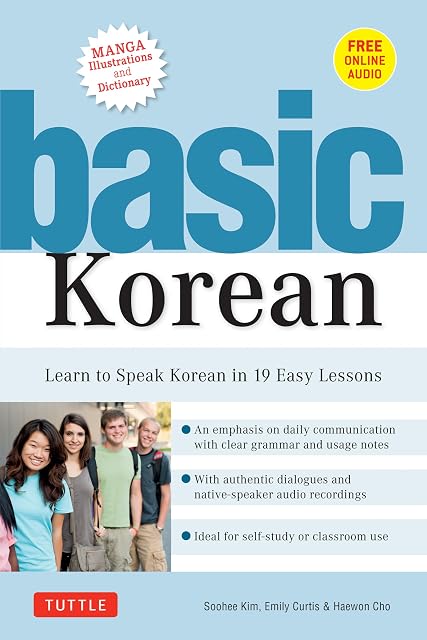Portada de Basic Korean: Learn to Speak Korean in 19 Easy Lessons