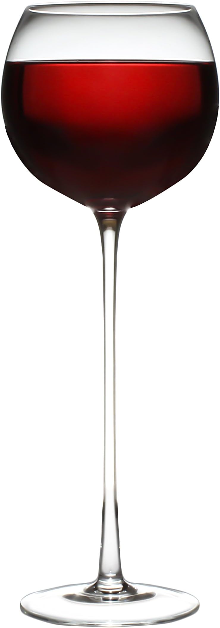 AddLiquid Red Wine Glass with 6" Stem.
