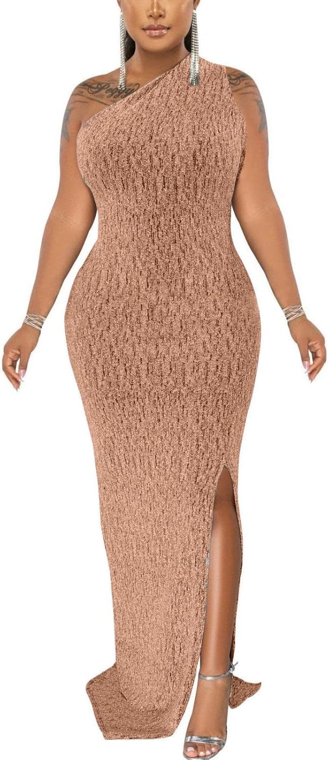 Evening Gowns for Women Formal Sleeveless Sparkly Party Dresses Elegant Sexy Plus Size Cocktail Dress