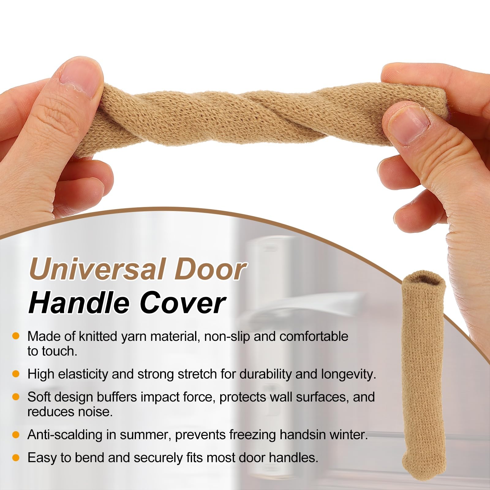 PATIKIL Knitted Door Handle Cover - Image 3
