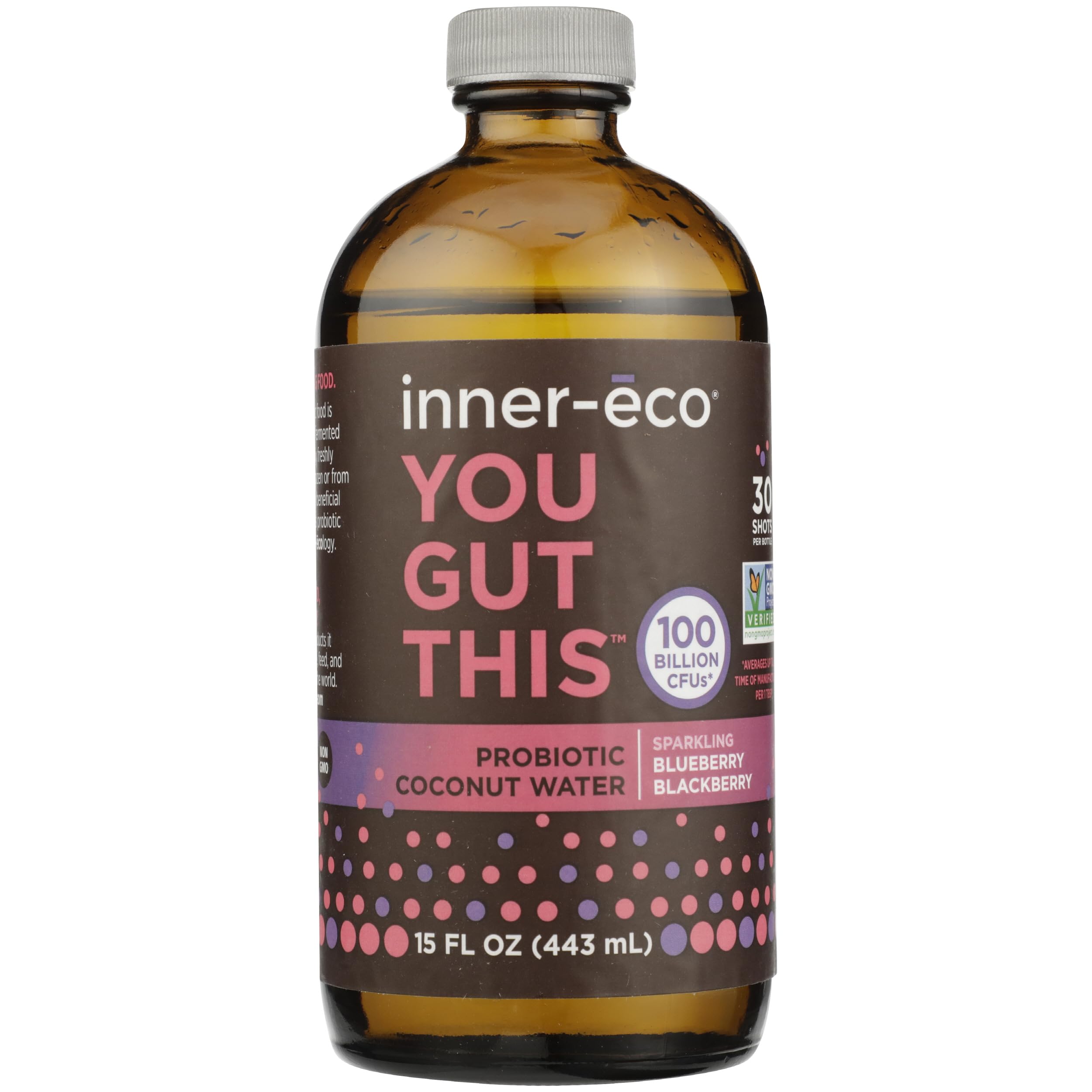 Inner-Eco Probiotic Coconut Water Blueberry Blackberry