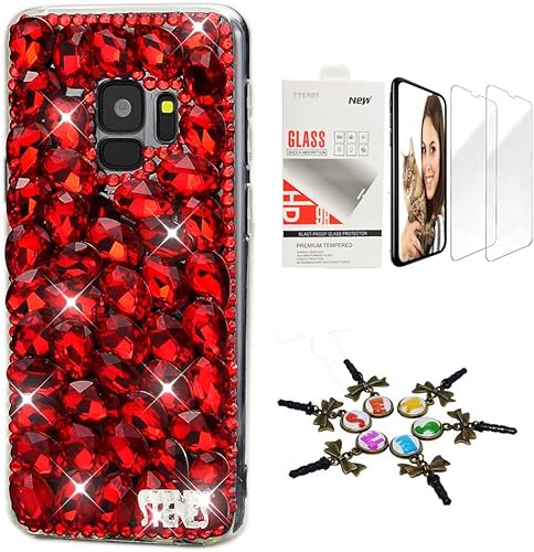 Miniatura 6 de STENES Funda para Galaxy Note 9, elegante, hecha a mano en 3D serie brillante, diseño de diamantes de imitación compatible con Samsung Galaxy Note 9