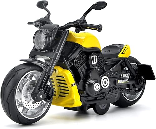 Motocicleta de juguete, juguete de motocicleta con sonidos y luces, modelo de motocicleta de aleación 112 para niños, juguete de motocicleta de