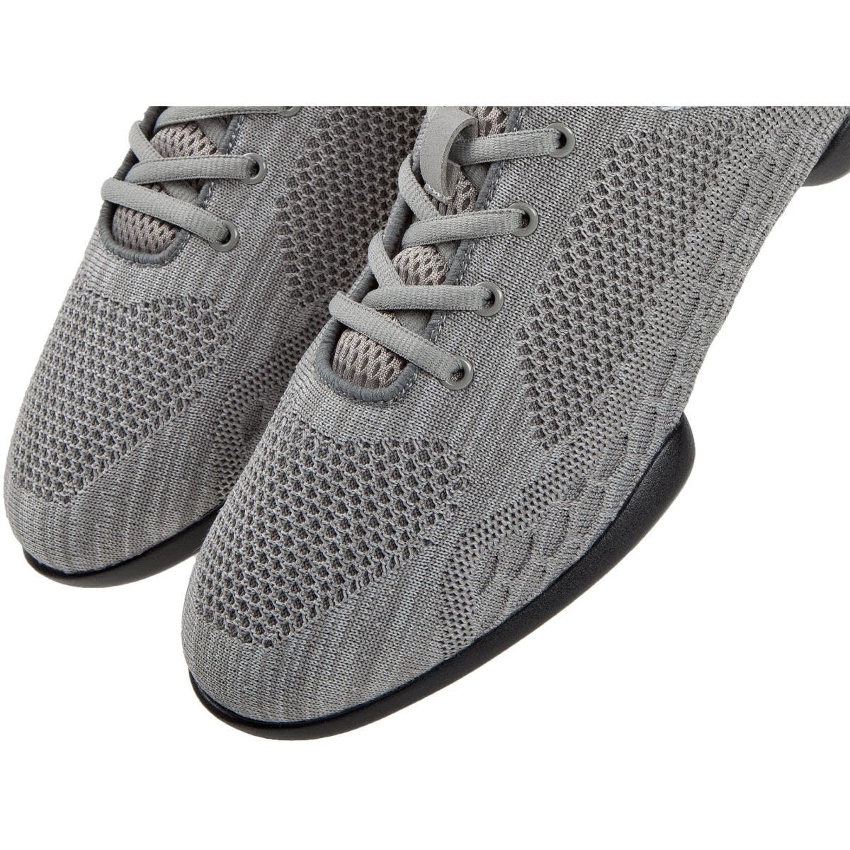 Diamant Unisex Split-Sole Dance Sneakers Tune Light Gray - Mesh Hellgrau - Geteilte Sohle - Einlegesohle herausnehmbar