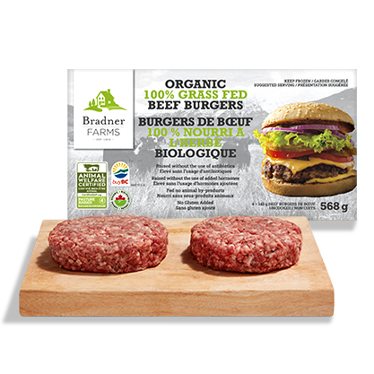 Product image of Organic Grass Fed Beef Burgers, 4 pk