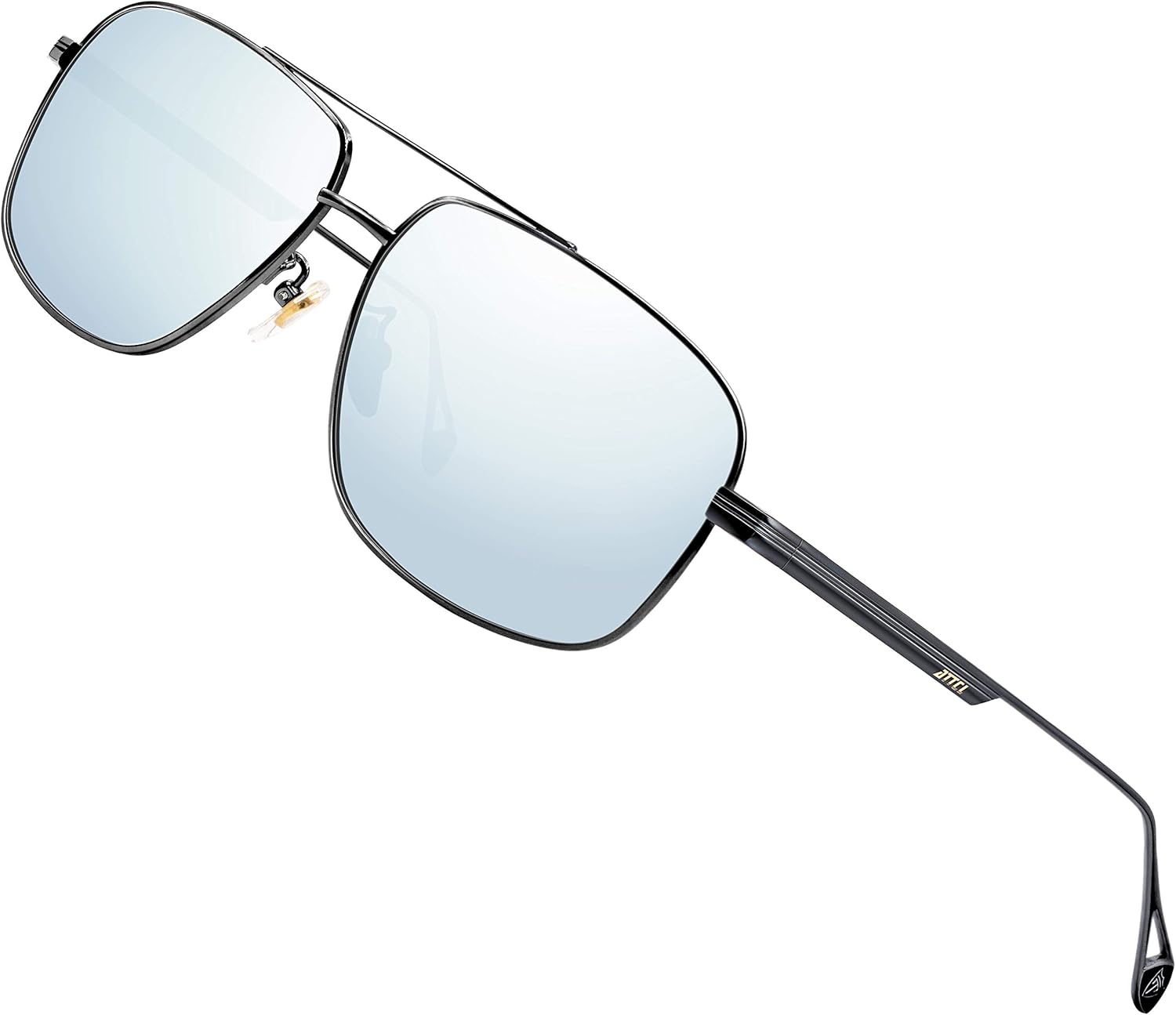 ATTCL Men's Fashion Driving Polarized Sunglasses UV Protection Metal Frame