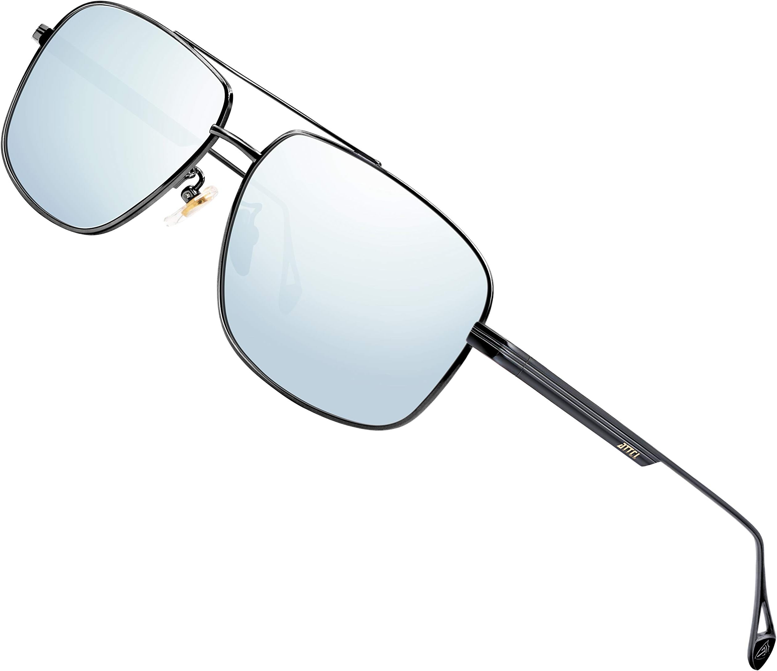 ATTCL Men's Fashion Driving Polarized Sunglasses UV Protection Metal Frame