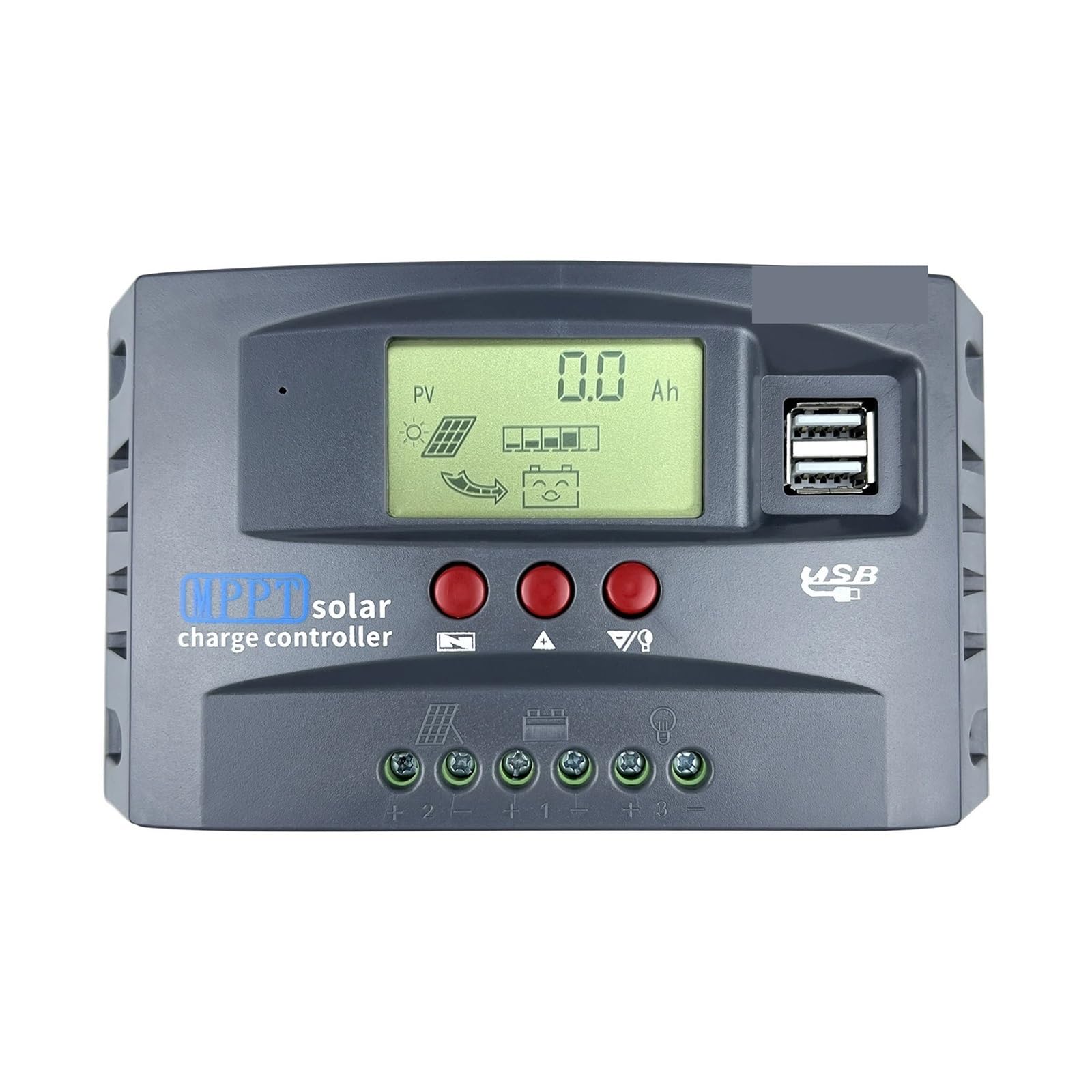 CUDTAPI MPPT 30A Solar Charge Controller 12V 24V 720W PV Solar Panel System Controller With USB Charging(MPPT 10A)