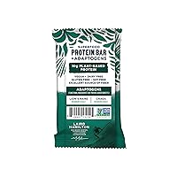 Vista 3 de Laird Superfood Barras de proteínas funcionales con adaptógenos, 0.35 oz de proteína vegana a base de plantas, sin OMG, chocolate de menta, 10