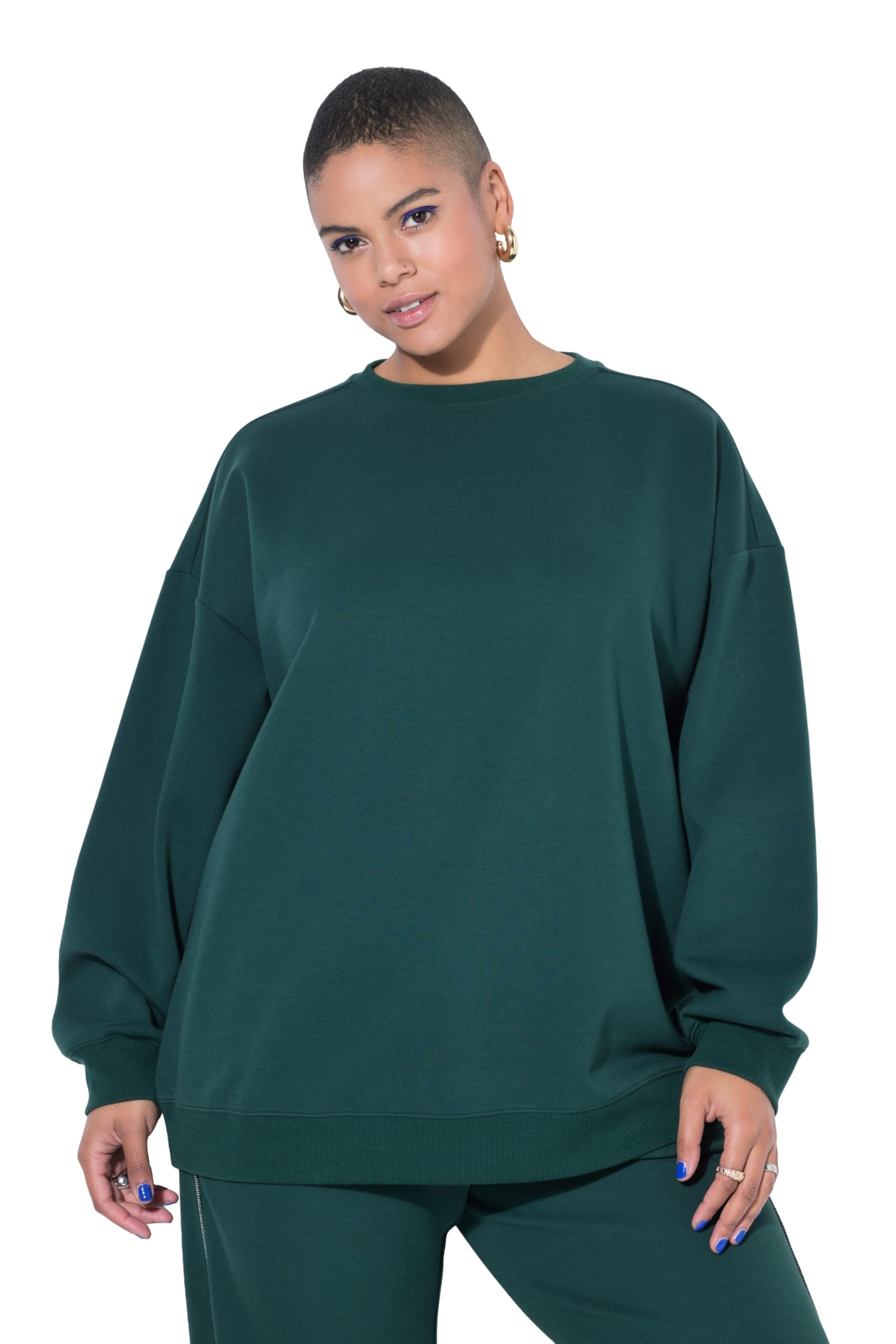 Studio Untold Damen große Größen Übergrößen Plus Size Sweatshirt, Oversized, Langarm 848722