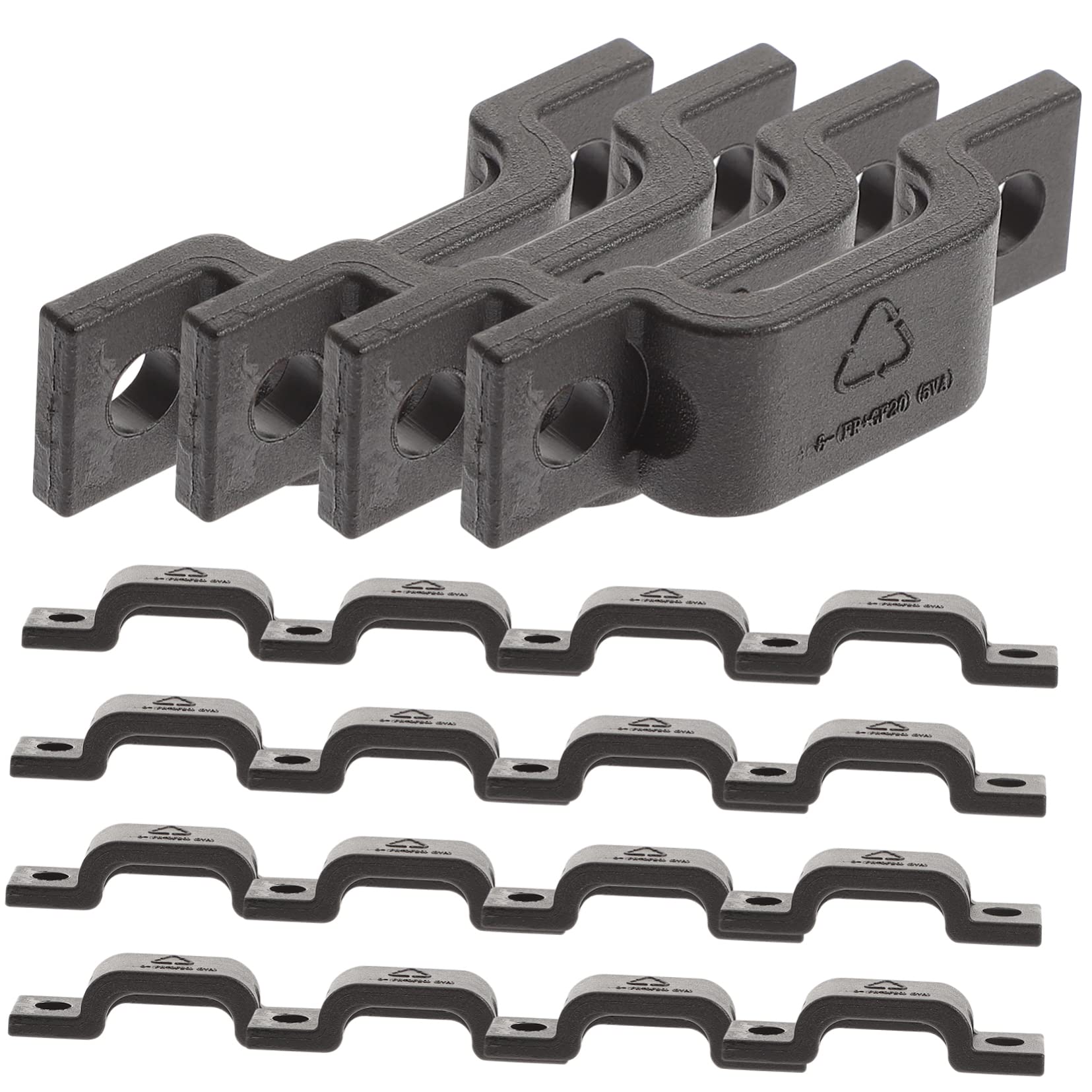 Uonlytech 5 Set Di Clip in Nylon Per Cavi Fascette Per Fissaggio Cavi Fascette Per La Gestione Dei Cavi Morsetto Per Cavi 20 Pezzi*5