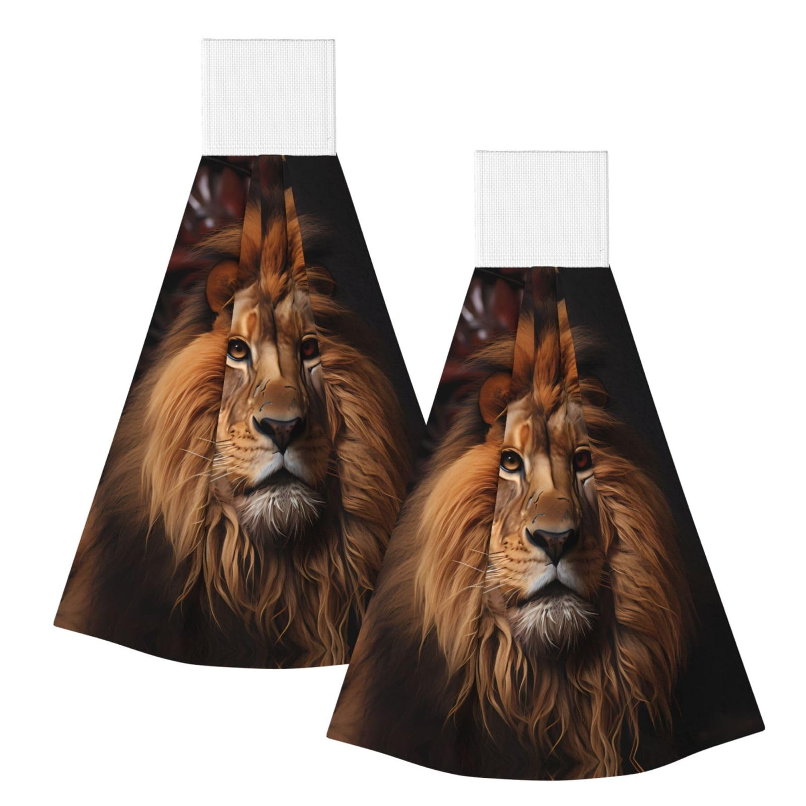 The Lion's Gaze Highly Absorbent Dish Towels Soft Coral Fleece Wipe