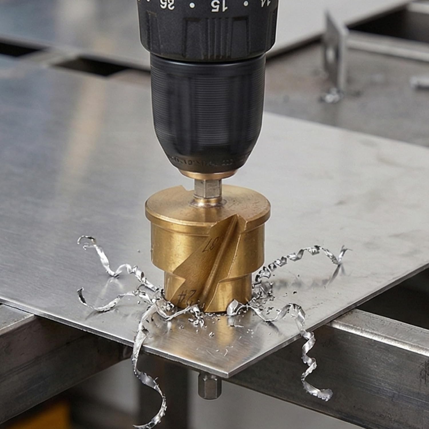 Hexagonal Shank Helical Drill Bit Set 3 Pack for Water Pipe Expansion Punching 15~31mm Suitable with Most Drills Bit