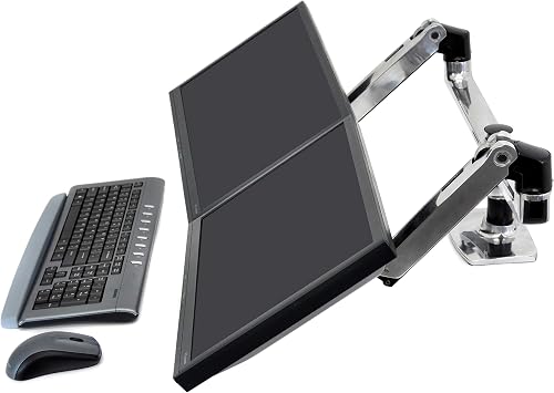 Ergotron ERG45245026 LX Dual Side-By-Side Arm