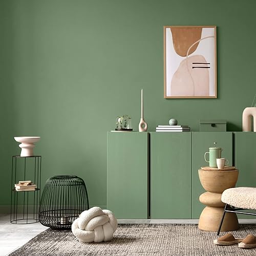 Vista 30 de CHIHUT Papel tapiz de color naranja para despegar y pegar de 17.7 x 100 pulgadas, mate, autoadhesivo, extraíble, papel adhesivo naranja sólido